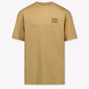 Dolce & Gabbana Kids Boys T-Shirt In Beige