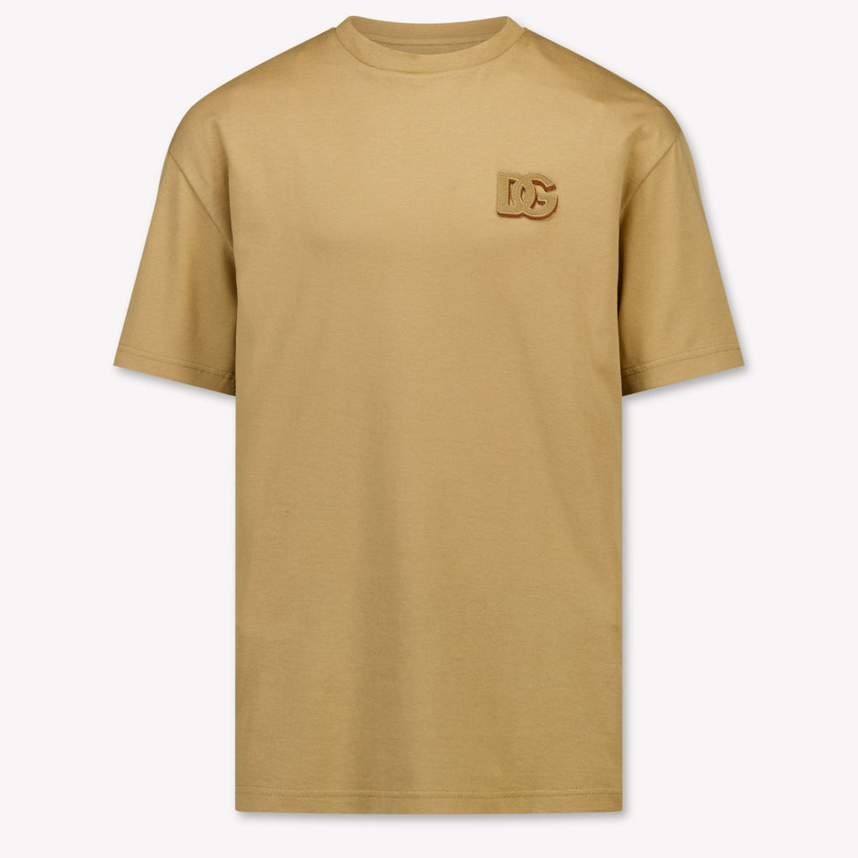 Dolce & Gabbana Kids Boys T-Shirt In Beige