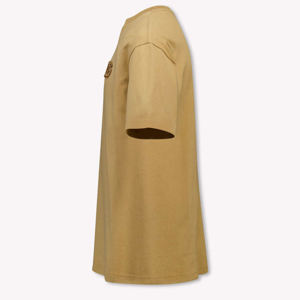 Dolce & Gabbana Kids Boys T-Shirt In Beige