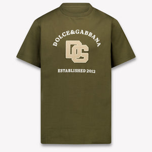 Dolce & Gabbana Kids Boys T-Shirt In Brown