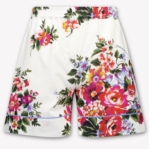 Dolce & Gabbana Kids Girls Shorts In White