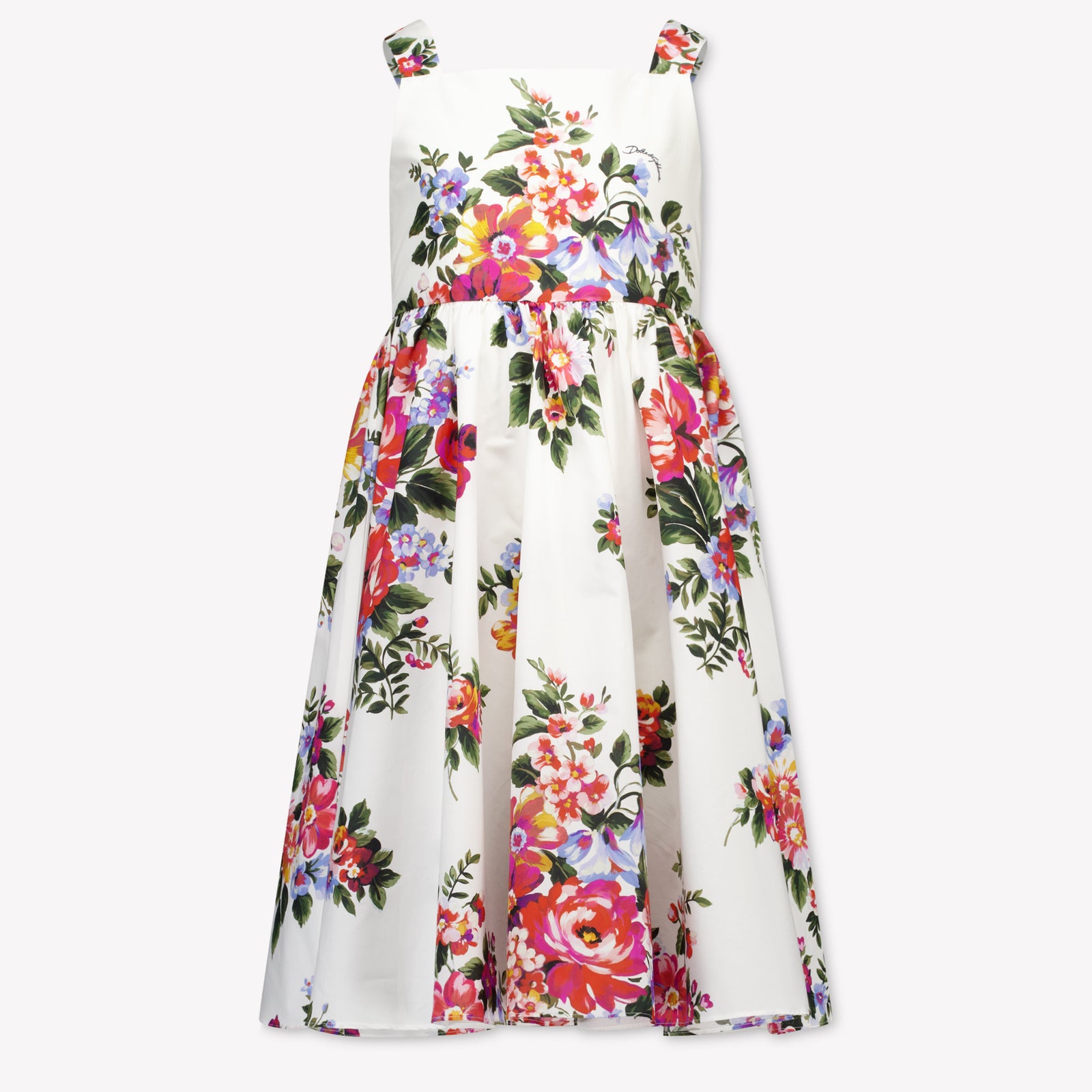 Dolce & Gabbana Kinder Meisjes Jurk In Wit