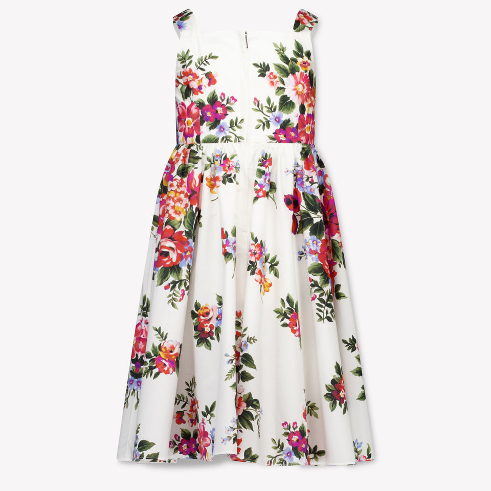 Dolce & Gabbana Kids Girls Dress In White