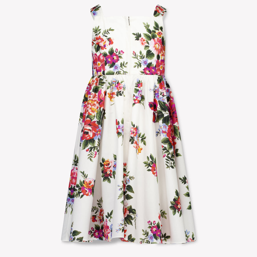 Dolce & Gabbana Kids Girls Dress In White