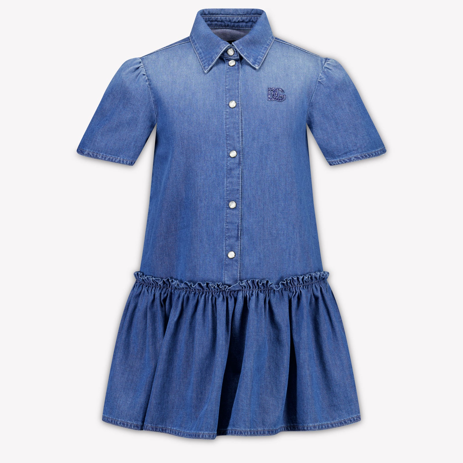 Dolce & Gabbana Kinder Meisjes Jurk In Jeans