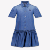 Dolce & Gabbana Kids Girls Dress In Jeans