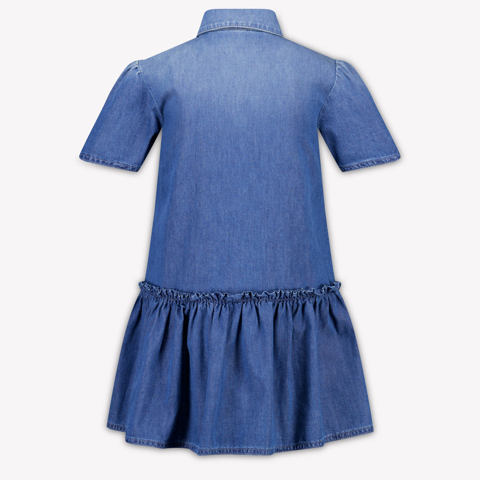 Dolce & Gabbana Kids Girls Dress In Jeans
