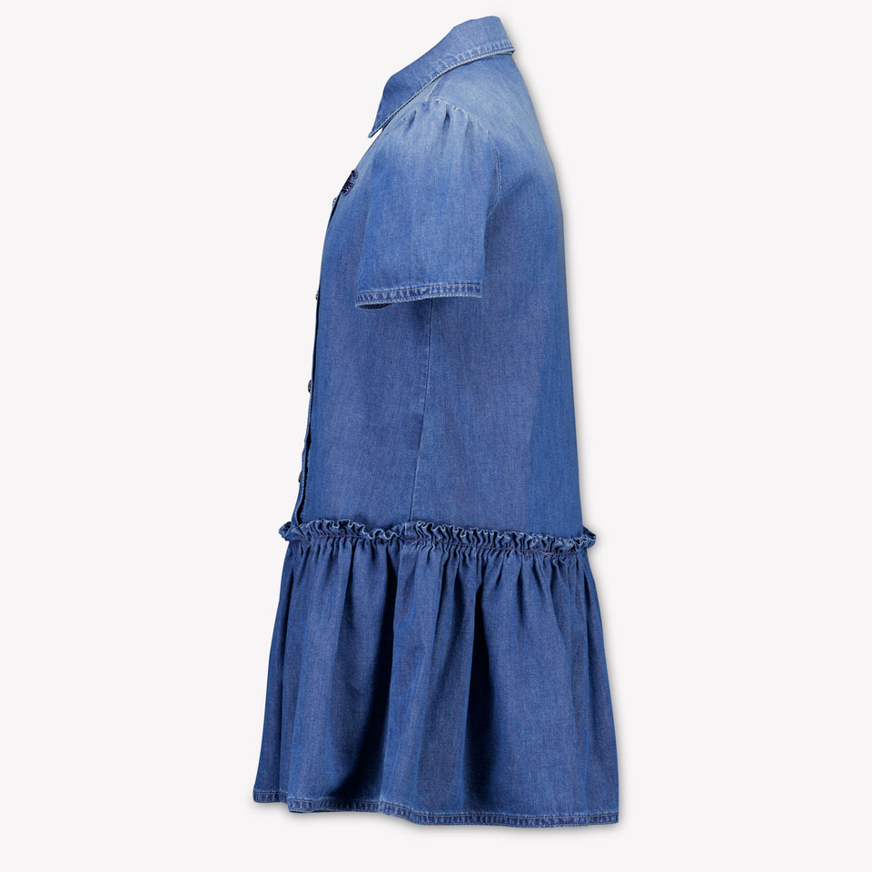 Dolce & Gabbana Kids Girls Dress In Jeans