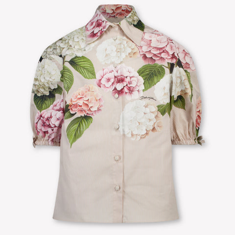 Dolce & Gabbana Kinder Meisjes Blouse In Licht Roze
