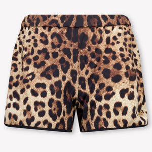 Dolce & Gabbana Kinder Meisjes Shorts In Panter