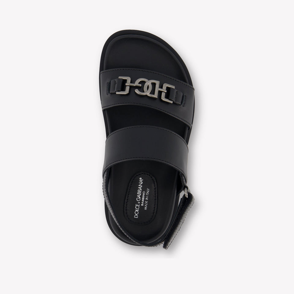 Dolce & Gabbana Unisex Sandalen In Zwart