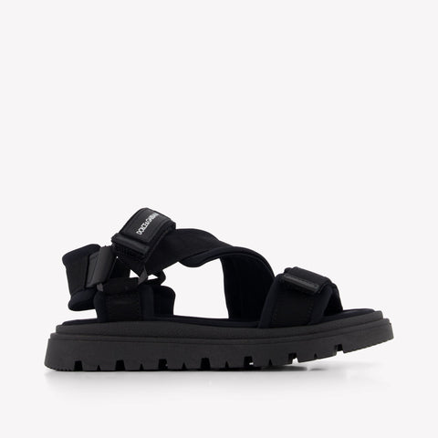 Dolce & Gabbana Unisex Sandals In Black