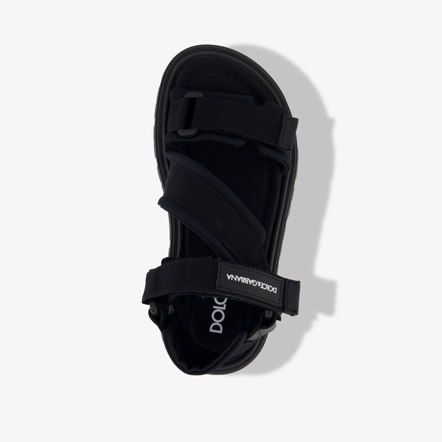 Dolce & Gabbana Unisex Sandalen In Zwart