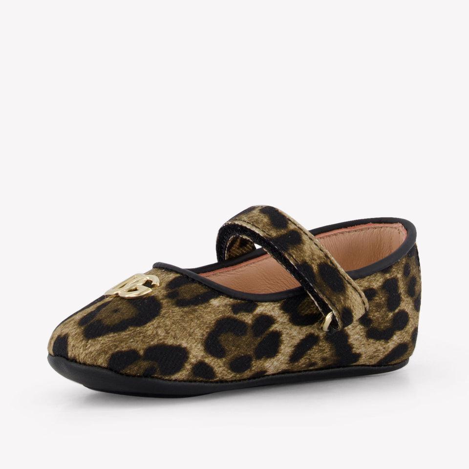 Dolce & Gabbana Baby Girls Shoes In Panther