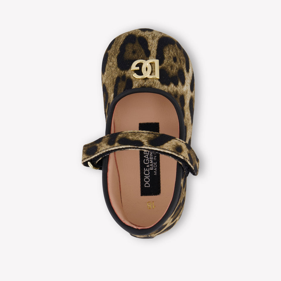 Dolce & Gabbana Baby Girls Shoes In Panther
