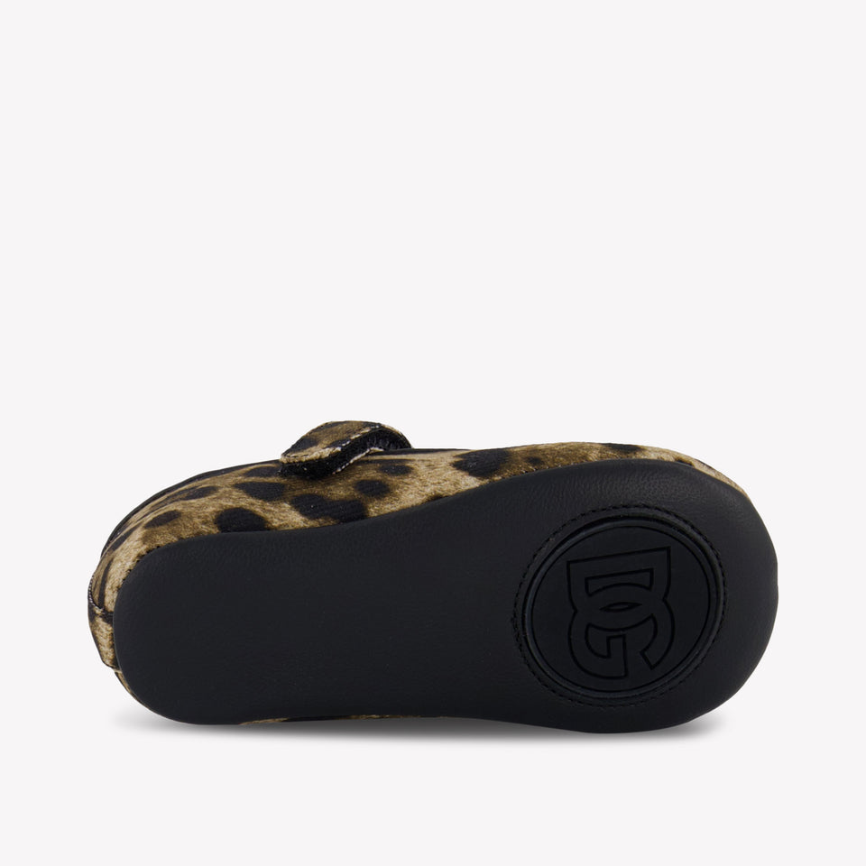 Dolce & Gabbana Baby Girls Shoes In Panther