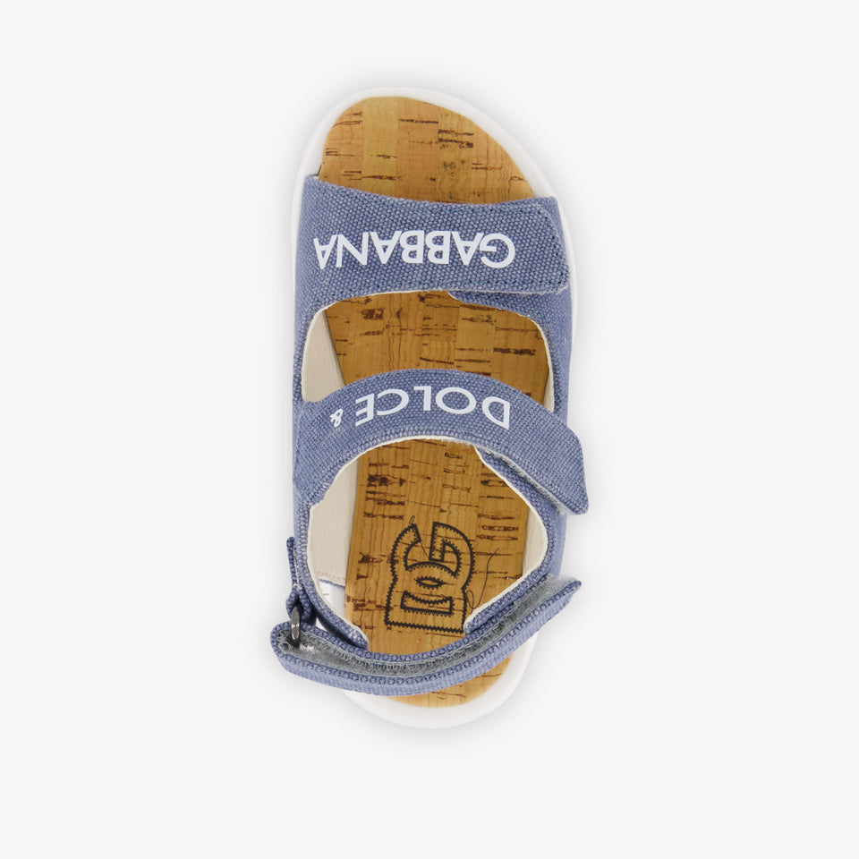Dolce & Gabbana Boys Sandals In Blue