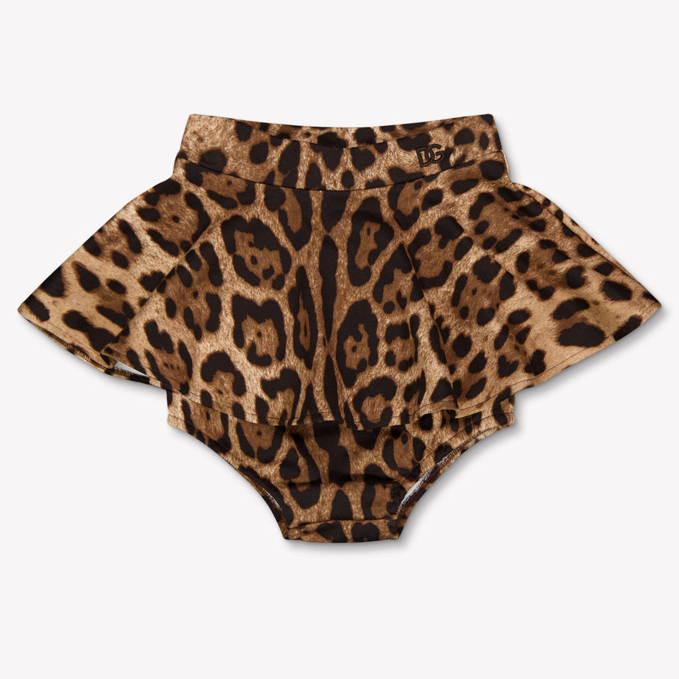 Dolce & Gabbana Baby Girls Skirt In Panther