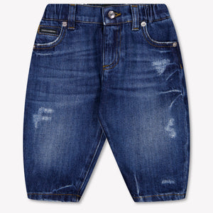 Dolce & Gabbana Baby Jongens Jeans In Blauw