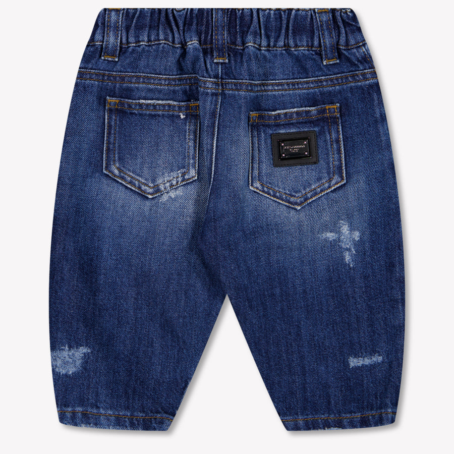 Dolce & Gabbana Baby Jongens Jeans In Blauw