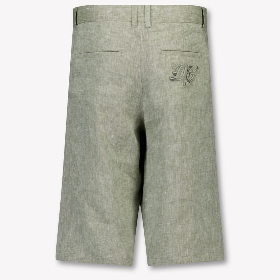Dolce & Gabbana Kids Boys Shorts In Light Green