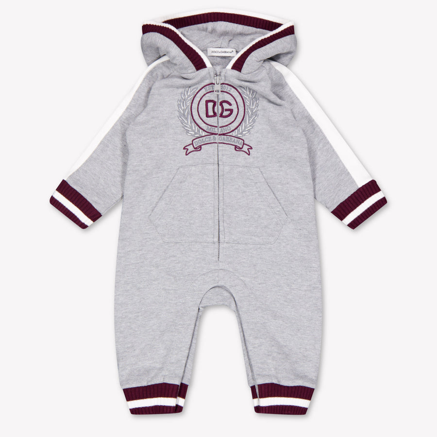 Dolce & Gabbana Baby Boys Romper in Grey