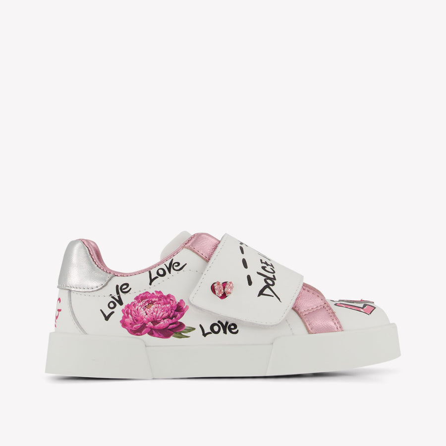 Dolce & Gabbana Meisjes Sneakers In Wit