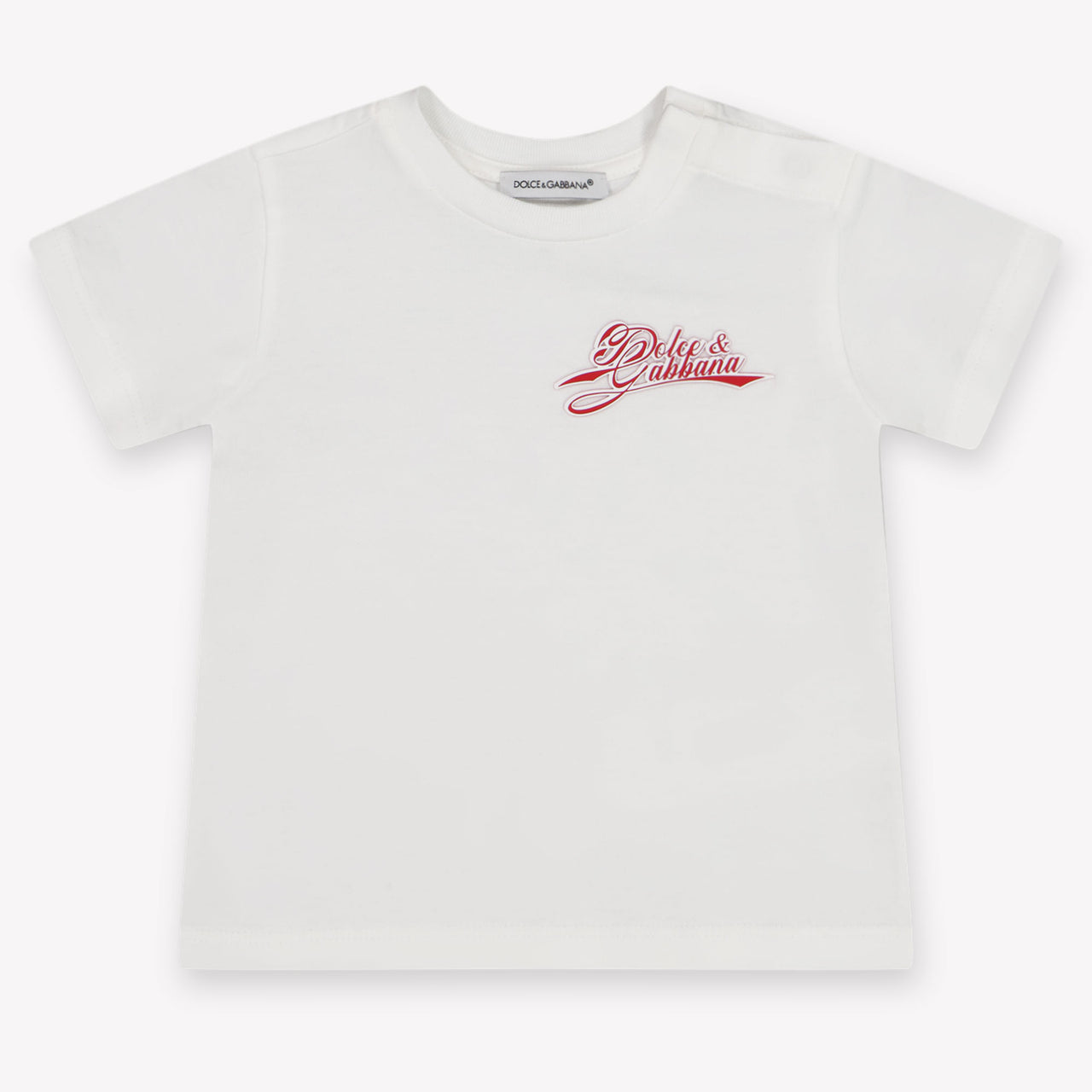 Dolce & Gabbana Baby Jongens T-Shirt In Wit