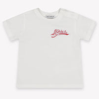 Dolce & Gabbana Baby Jongens T-Shirt In Wit