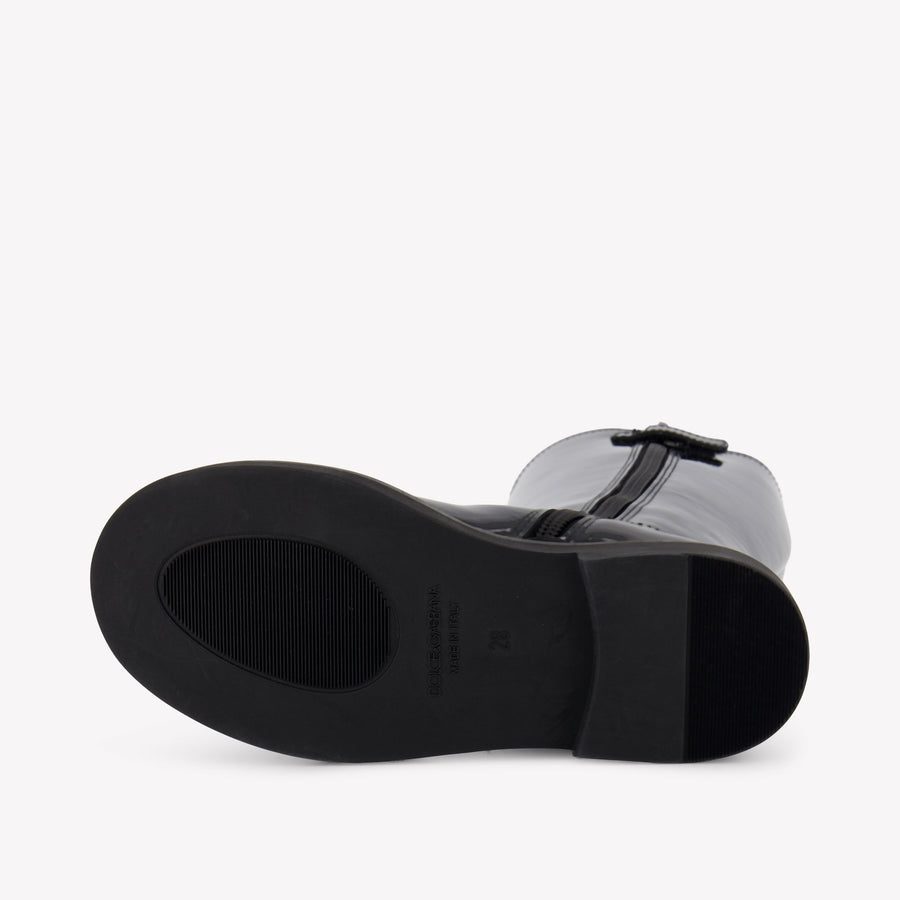 Dolce & Gabbana Girls Boots In Black