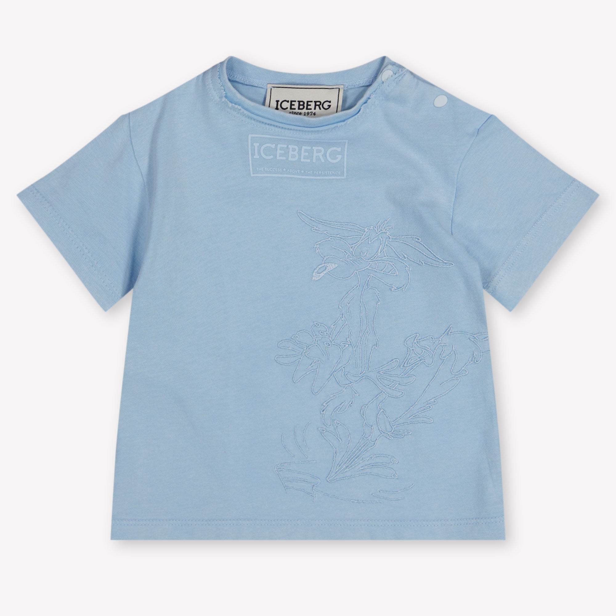 Iceberg Baby Jongens T-Shirt In Licht Blauw