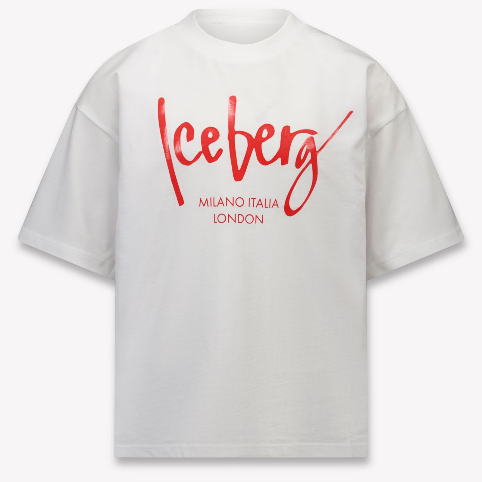 Iceberg Kinder Jongens T-Shirt In Wit