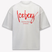 Iceberg Kids Boys T-Shirt In White