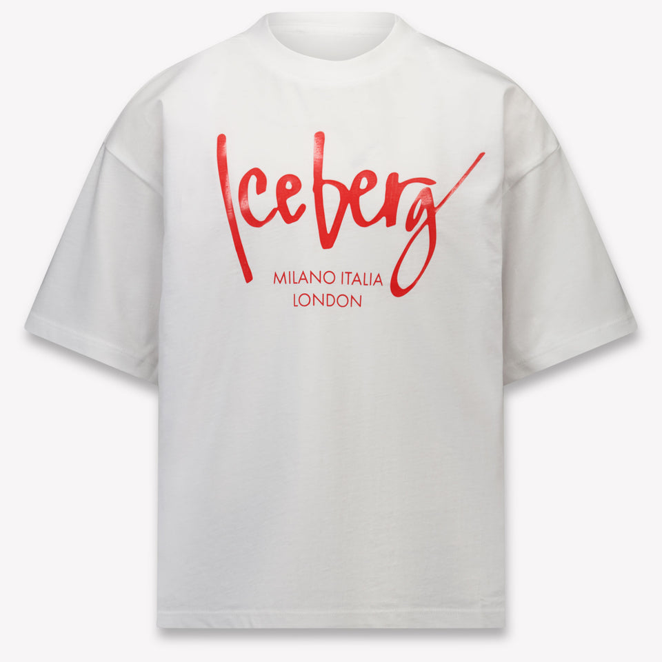 Iceberg Kids Boys T-Shirt In White