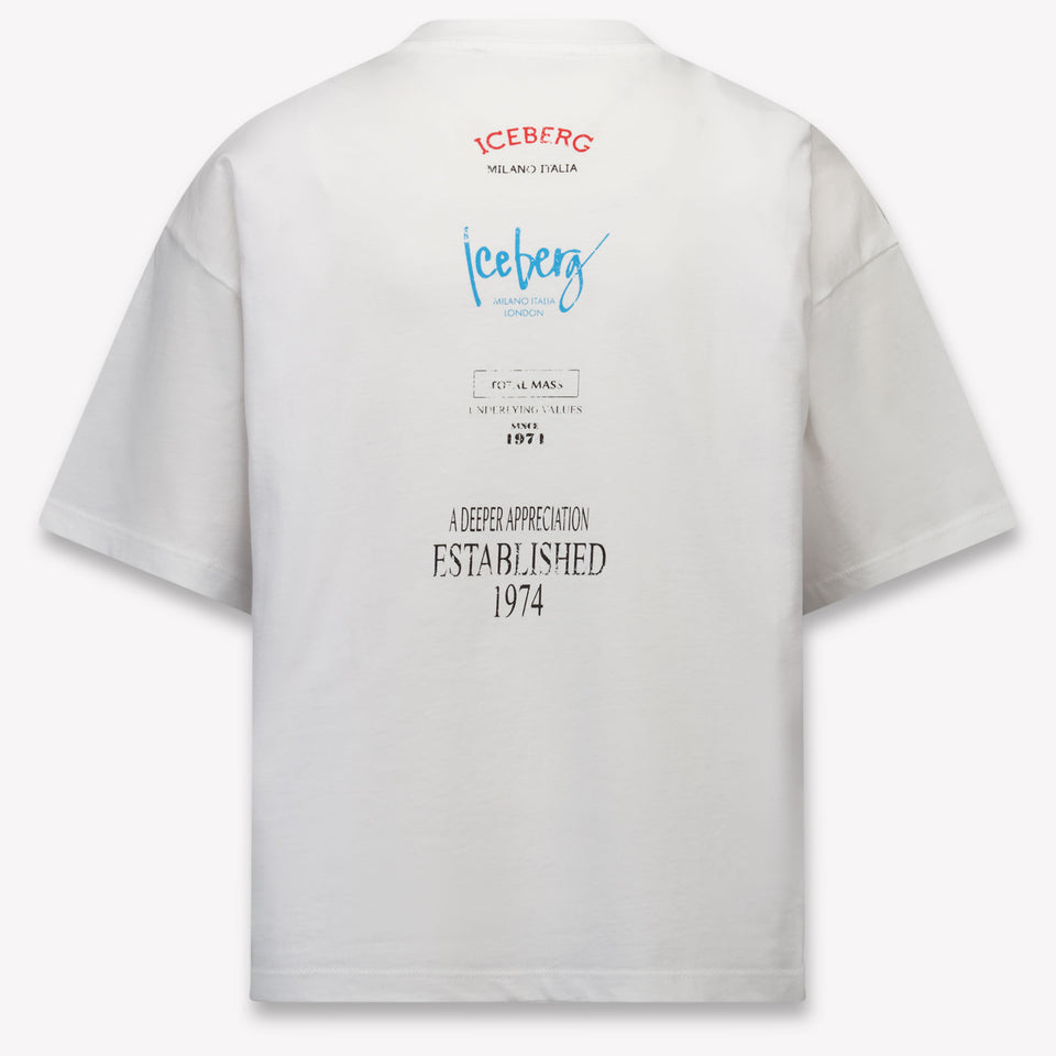 Iceberg Kids Boys T-Shirt In White