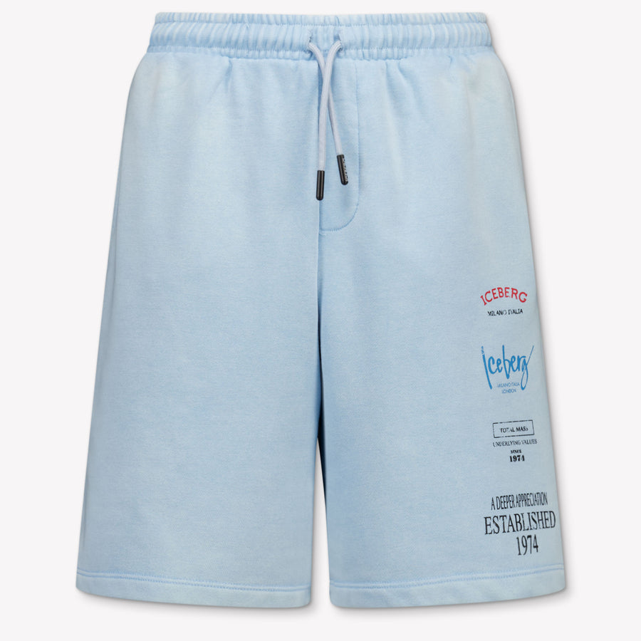 Iceberg Kinder Jongens Shorts In Licht Blauw