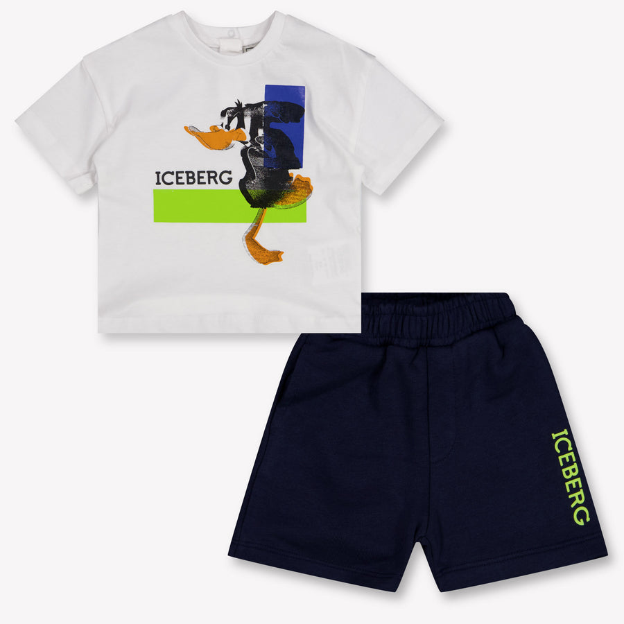 Iceberg Baby Boys Set In White