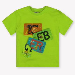 Iceberg Baby Boys T-Shirt In Lime