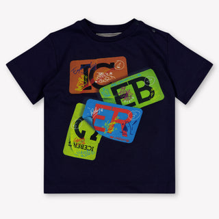 Iceberg Baby Boys T-Shirt In Navy