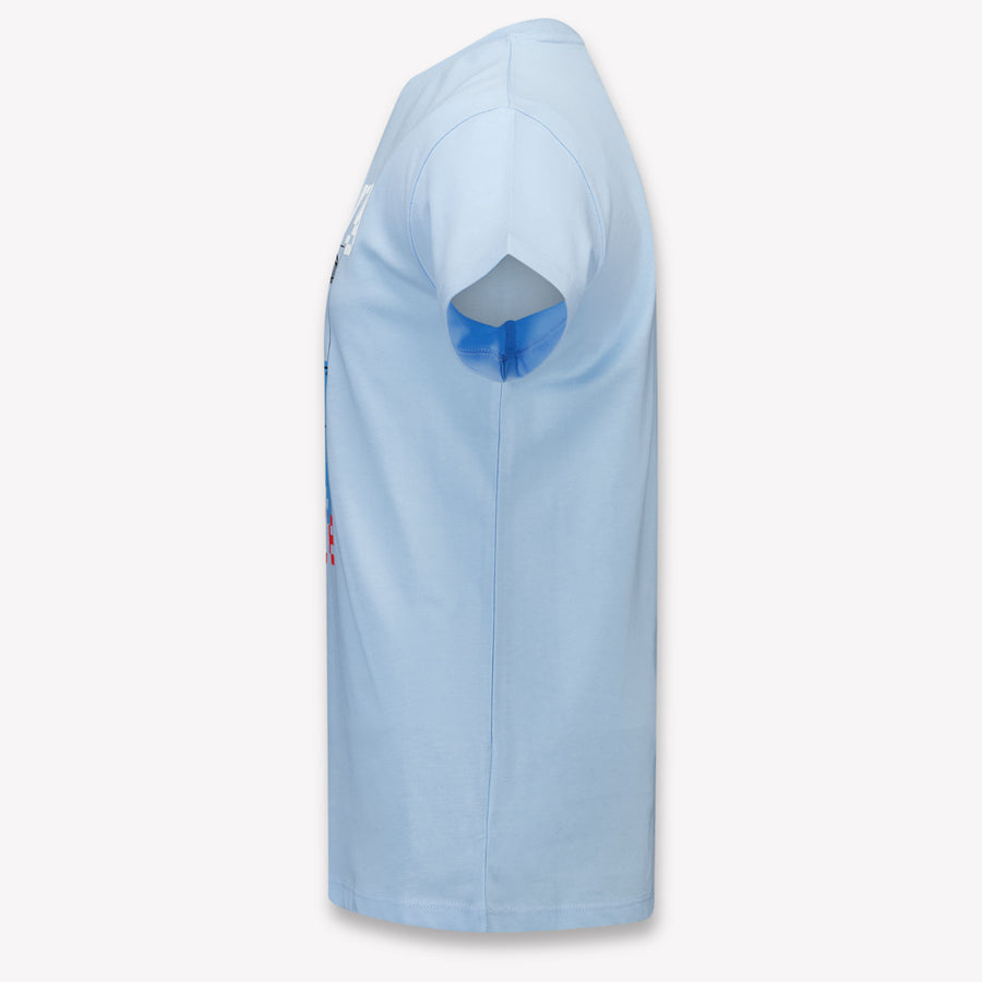 Iceberg Kinder Jongens T-Shirt In Licht Blauw