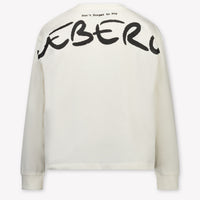 Iceberg Kinder Jongens T-Shirt In Off White