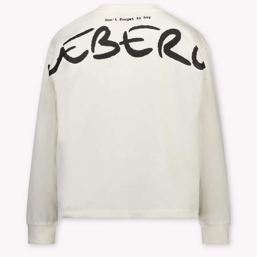 Iceberg Kinder Jongens T-Shirt In Off White