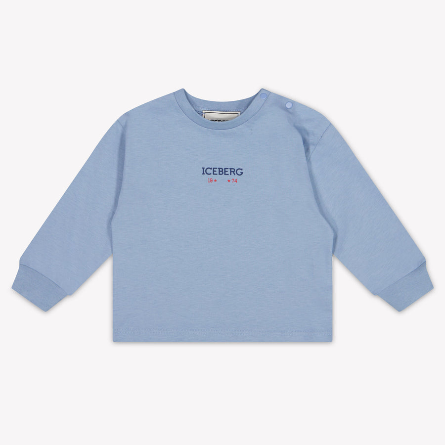 Iceberg Baby Boys T-Shirt in Light Blue