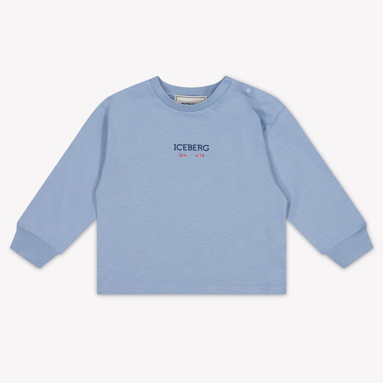 Iceberg Baby Jongens T-Shirt In Licht Blauw