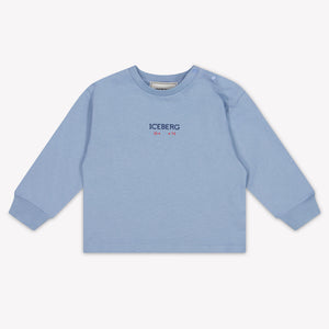 Iceberg Baby Jongens T-Shirt In Licht Blauw