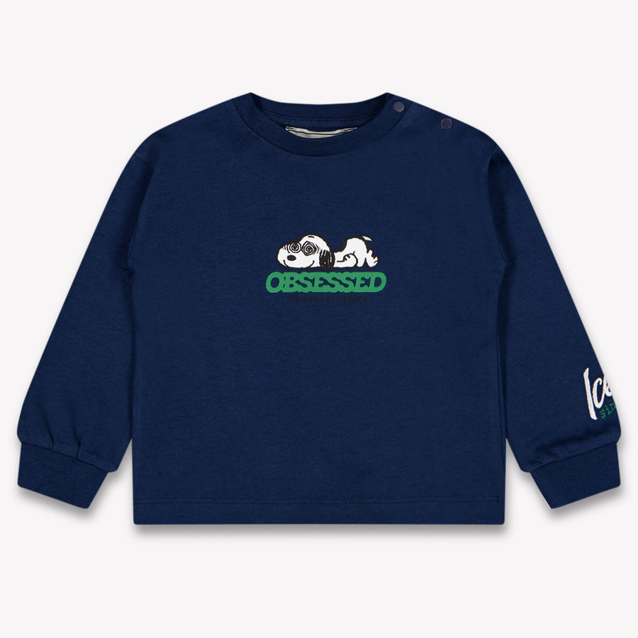 Iceberg Baby Boys T-Shirt In Navy