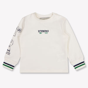 Iceberg Baby Boys T-Shirt In OffWhite
