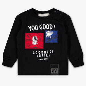 Iceberg Baby Jongens T-Shirt In Zwart