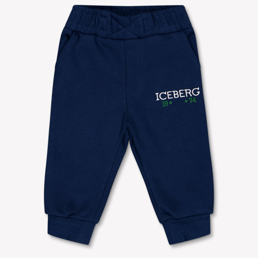 Iceberg Baby Boys Pants In Navy