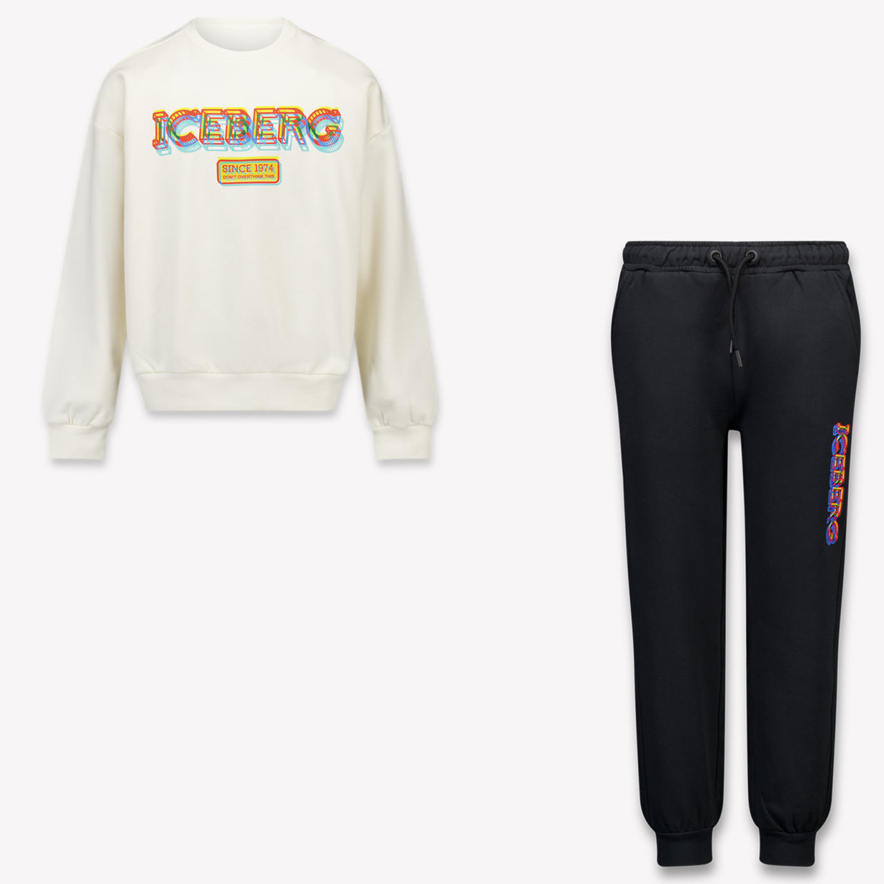 Iceberg Kids Boys Jogging suit In OffWhite